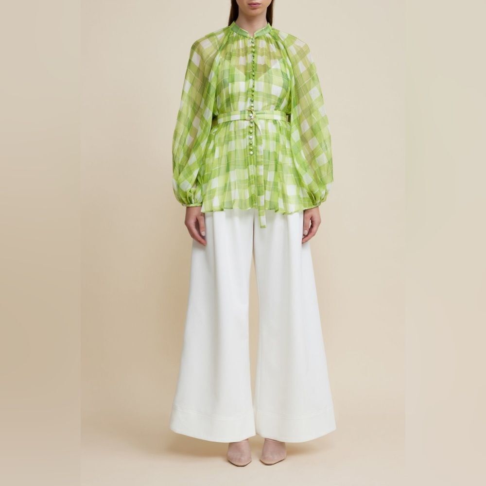 ACLER ASTONE Top CITRON CHECK PRINT